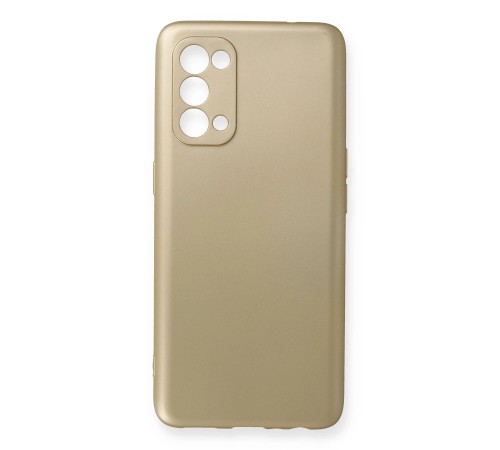 Oppo Reno 5 Kılıf First Silikon - Gold Oppo Reno 5 Kılıf First Silikon - Gold