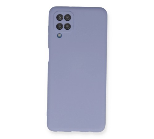 Samsung Galaxy A12 Kılıf Nano içi Kadife Silikon - Lila Samsung Galaxy A12 Kılıf Nano içi Kadife Silikon - Lila