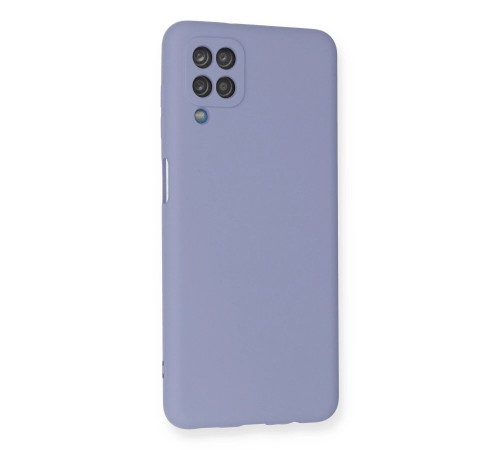 Samsung Galaxy A12 Kılıf Nano içi Kadife Silikon - Lila Samsung Galaxy A12 Kılıf Nano içi Kadife Silikon - Lila