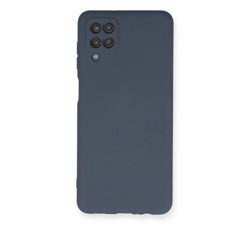 Samsung Galaxy A12 Kılıf Nano içi Kadife Silikon - Gri Samsung Galaxy A12 Kılıf Nano içi Kadife Silikon - Gri