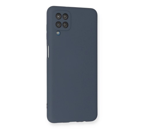 Samsung Galaxy A12 Kılıf Nano içi Kadife Silikon - Gri Samsung Galaxy A12 Kılıf Nano içi Kadife Silikon - Gri