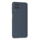 Samsung Galaxy A12 Kılıf Nano içi Kadife Silikon - Gri