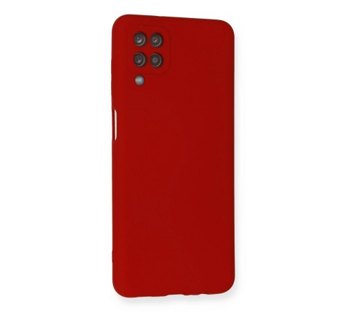 Samsung Galaxy A12 Kılıf Nano içi Kadife Silikon - Kırmızı Samsung Galaxy A12 Kılıf Nano içi Kadife Silikon - Kırmızı