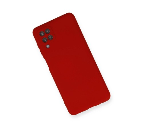 Samsung Galaxy A12 Kılıf Nano içi Kadife Silikon - Kırmızı Samsung Galaxy A12 Kılıf Nano içi Kadife Silikon - Kırmızı
