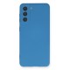 Samsung Galaxy S21 Kılıf Nano içi Kadife Silikon - Mavi