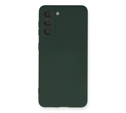 Samsung Galaxy S21 Kılıf Nano içi Kadife Silikon - Koyu Yeşil Samsung Galaxy S21 Kılıf Nano içi Kadife Silikon - Koyu Yeşil