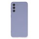 Samsung Galaxy S21 Kılıf Nano içi Kadife Silikon - Lila