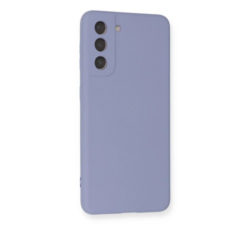 Samsung Galaxy S21 Kılıf Nano içi Kadife Silikon - Lila Samsung Galaxy S21 Kılıf Nano içi Kadife Silikon - Lila