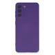 Samsung Galaxy S21 Kılıf Nano içi Kadife Silikon - Mor