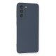 Samsung Galaxy S21 Kılıf Nano içi Kadife Silikon - Gri