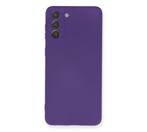 Samsung Galaxy S21 Plus Kılıf Nano içi Kadife Silikon - Mor Samsung Galaxy S21 Plus Kılıf Nano içi Kadife Silikon - Mor