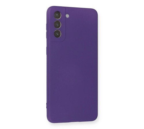 Samsung Galaxy S21 Plus Kılıf Nano içi Kadife Silikon - Mor Samsung Galaxy S21 Plus Kılıf Nano içi Kadife Silikon - Mor