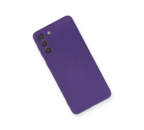 Samsung Galaxy S21 Plus Kılıf Nano içi Kadife Silikon - Mor Samsung Galaxy S21 Plus Kılıf Nano içi Kadife Silikon - Mor
