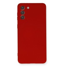 Samsung Galaxy S21 Plus Kılıf Nano içi Kadife Silikon - Kırmızı