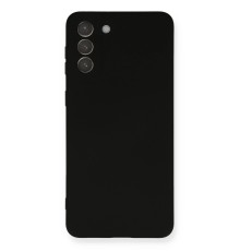 Samsung Galaxy S21 Plus Kılıf Nano içi Kadife Silikon - Siyah