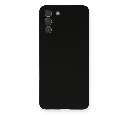 Samsung Galaxy S21 Plus Kılıf Nano içi Kadife Silikon - Siyah