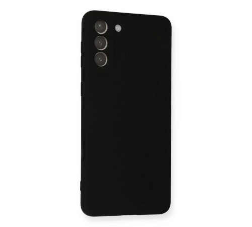 Samsung Galaxy S21 Plus Kılıf Nano içi Kadife Silikon - Siyah