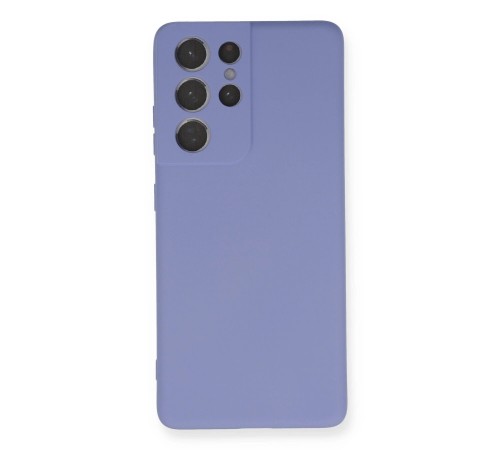 Samsung Galaxy S21 Ultra Kılıf Nano içi Kadife Silikon - Lila Samsung Galaxy S21 Ultra Kılıf Nano içi Kadife Silikon - Lila