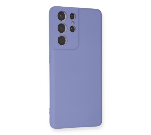 Samsung Galaxy S21 Ultra Kılıf Nano içi Kadife Silikon - Lila Samsung Galaxy S21 Ultra Kılıf Nano içi Kadife Silikon - Lila