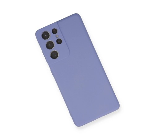 Samsung Galaxy S21 Ultra Kılıf Nano içi Kadife Silikon - Lila Samsung Galaxy S21 Ultra Kılıf Nano içi Kadife Silikon - Lila