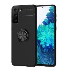 Samsung Galaxy S21 Plus Kılıf Range Yüzüklü Silikon - Siyah