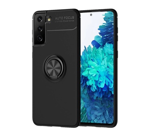 Samsung Galaxy S21 Plus Kılıf Range Yüzüklü Silikon - Siyah Samsung Galaxy S21 Plus Kılıf Range Yüzüklü Silikon - Siyah