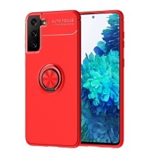 Samsung Galaxy S21 Plus Kılıf Range Yüzüklü Silikon - Kırmızı
