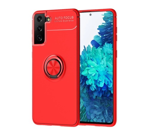 Samsung Galaxy S21 Plus Kılıf Range Yüzüklü Silikon - Kırmızı Samsung Galaxy S21 Plus Kılıf Range Yüzüklü Silikon - Kırmızı