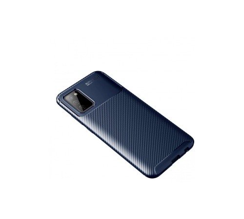 Samsung Galaxy A02S Kılıf Auto Focus Karbon Kapak - Lacivert Samsung Galaxy A02S Kılıf Auto Focus Karbon Kapak - Lacivert