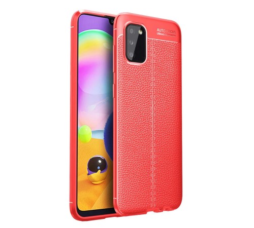 Samsung Galaxy A02S Kılıf Auto Focus Kapak - Kırmızı Samsung Galaxy A02S Kılıf Auto Focus Kapak - Kırmızı