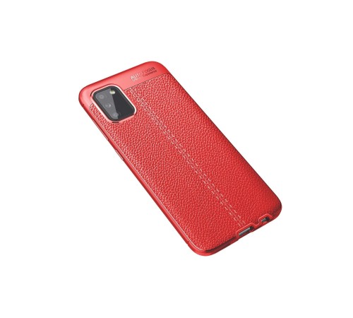 Samsung Galaxy A02S Kılıf Auto Focus Kapak - Kırmızı Samsung Galaxy A02S Kılıf Auto Focus Kapak - Kırmızı