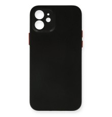 iPhone 12 Kılıf PP Ultra İnce Kapak - Siyah