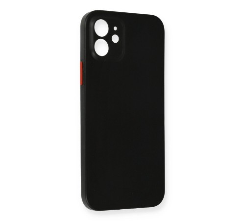 iPhone 12 Kılıf PP Ultra İnce Kapak - Siyah iPhone 12 Kılıf PP Ultra İnce Kapak - Siyah