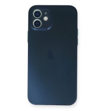 iPhone 12 Kılıf PP Ultra İnce Kapak - Mavi