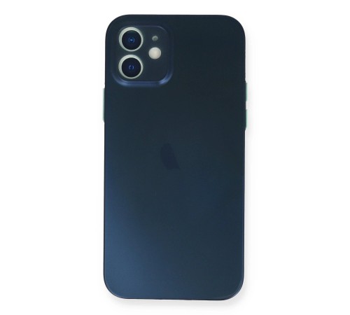 iPhone 12 Kılıf PP Ultra İnce Kapak - Mavi iPhone 12 Kılıf PP Ultra İnce Kapak - Mavi