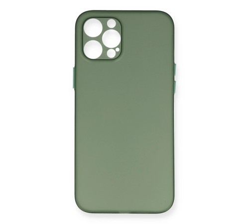 iPhone 12 Pro Kılıf PP Ultra İnce Kapak - Yeşil iPhone 12 Pro Kılıf PP Ultra İnce Kapak - Yeşil