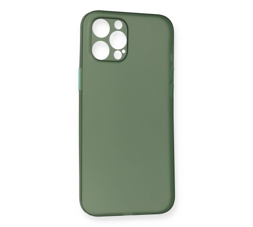 iPhone 12 Pro Kılıf PP Ultra İnce Kapak - Yeşil iPhone 12 Pro Kılıf PP Ultra İnce Kapak - Yeşil