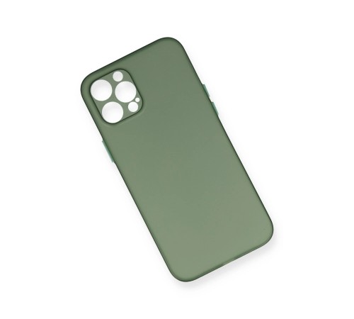 iPhone 12 Pro Kılıf PP Ultra İnce Kapak - Yeşil iPhone 12 Pro Kılıf PP Ultra İnce Kapak - Yeşil
