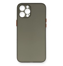 iPhone 12 Pro Max Kılıf PP Ultra İnce Kapak - Gri