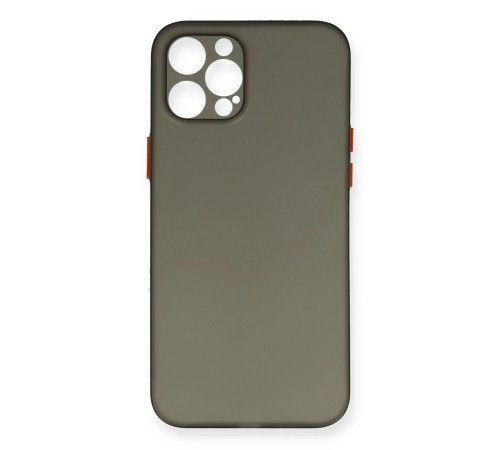 iPhone 12 Pro Max Kılıf PP Ultra İnce Kapak - Gri
