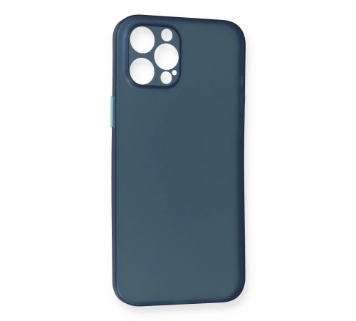 iPhone 12 Pro Max Kılıf PP Ultra İnce Kapak - Mavi
