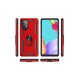 Samsung Galaxy A52 Kılıf Sofya Yüzüklü Silikon Kapak - Kırmızı
