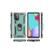 Samsung Galaxy A52 Kılıf Sofya Yüzüklü Silikon Kapak - Yeşil