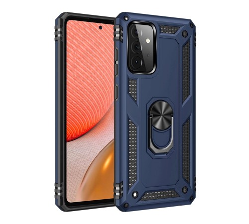 Samsung Galaxy A72 Kılıf Sofya Yüzüklü Silikon Kapak - Lacivert Samsung Galaxy A72 Kılıf Sofya Yüzüklü Silikon Kapak - Lacivert