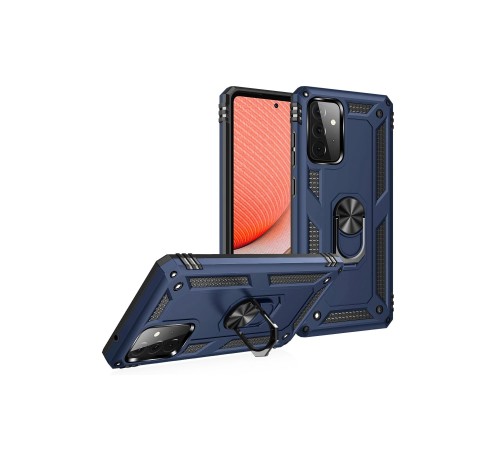 Samsung Galaxy A72 Kılıf Sofya Yüzüklü Silikon Kapak - Lacivert Samsung Galaxy A72 Kılıf Sofya Yüzüklü Silikon Kapak - Lacivert