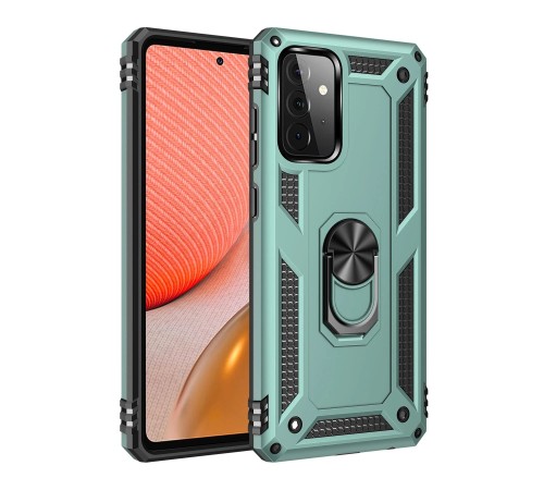 Samsung Galaxy A72 Kılıf Sofya Yüzüklü Silikon Kapak - Yeşil Samsung Galaxy A72 Kılıf Sofya Yüzüklü Silikon Kapak - Yeşil