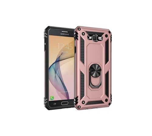 Samsung Galaxy J7 Kılıf Sofya Yüzüklü Silikon Kapak - Rose Samsung Galaxy J7 Kılıf Sofya Yüzüklü Silikon Kapak - Rose
