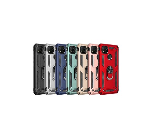 Xiaomi Redmi 9C Kılıf Sofya Yüzüklü Silikon Kapak - Gold Xiaomi Redmi 9C Kılıf Sofya Yüzüklü Silikon Kapak - Gold