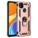 Xiaomi Redmi 9C Kılıf Sofya Yüzüklü Silikon Kapak - Rose