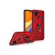 Xiaomi Redmi 9C Kılıf Sofya Yüzüklü Silikon Kapak - Rose